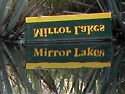 Au bord des Mirror Lakes