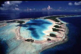 Le Lagon Bleu vu du ciel